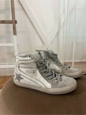 Golden Goose Slide High Top Sneakers